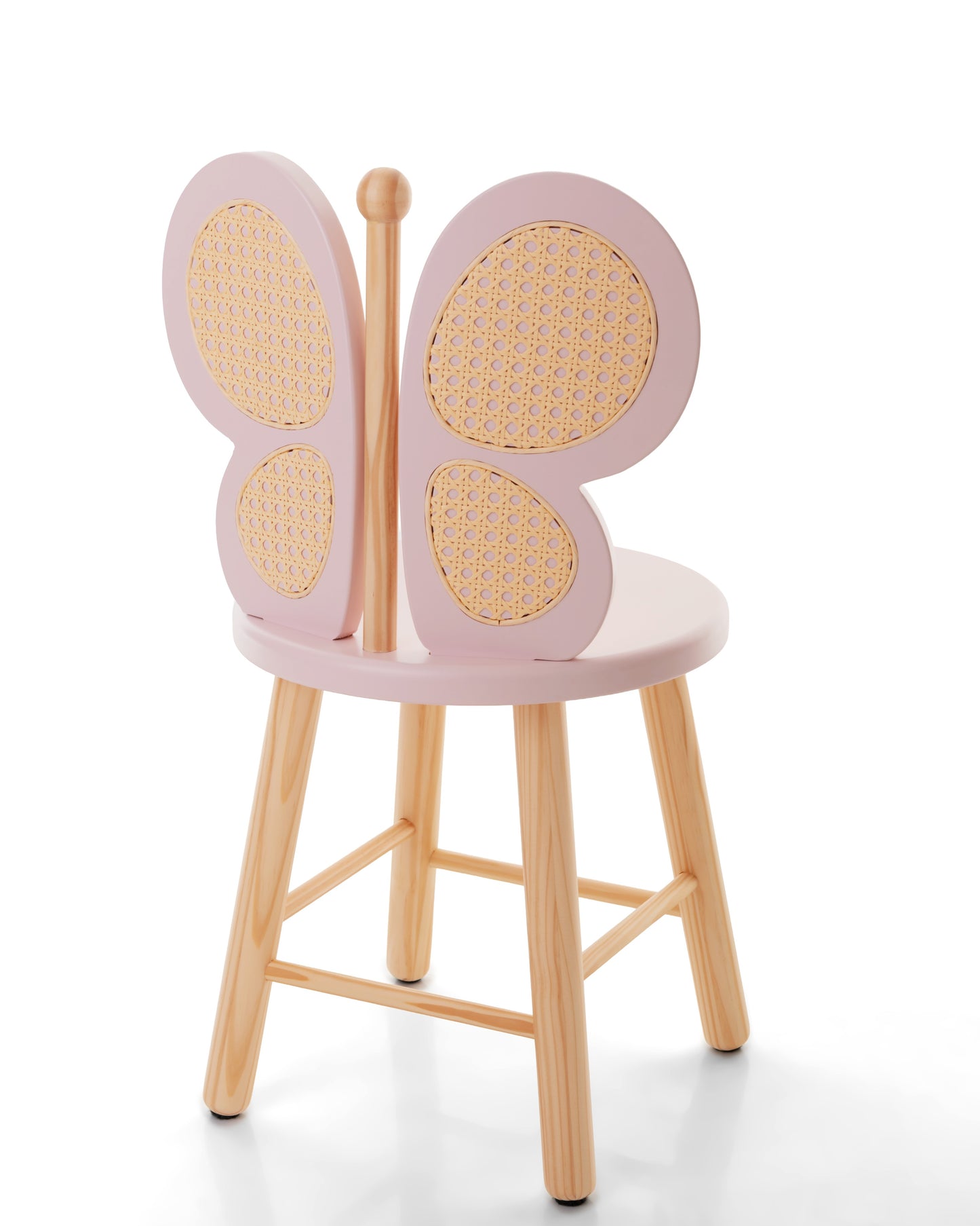 Cadeira Borboleta Rosa Claro