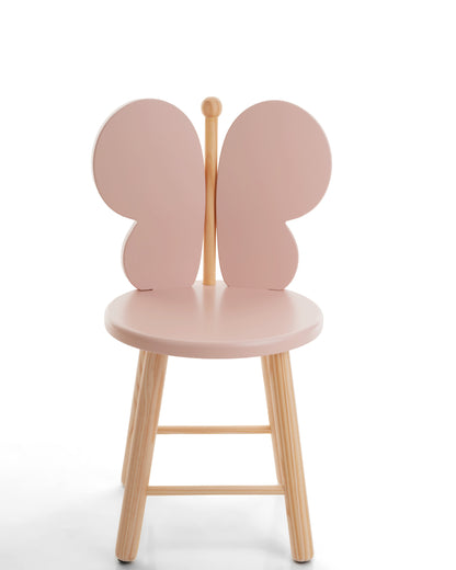 Cadeira Borboleta Rosa Antigo