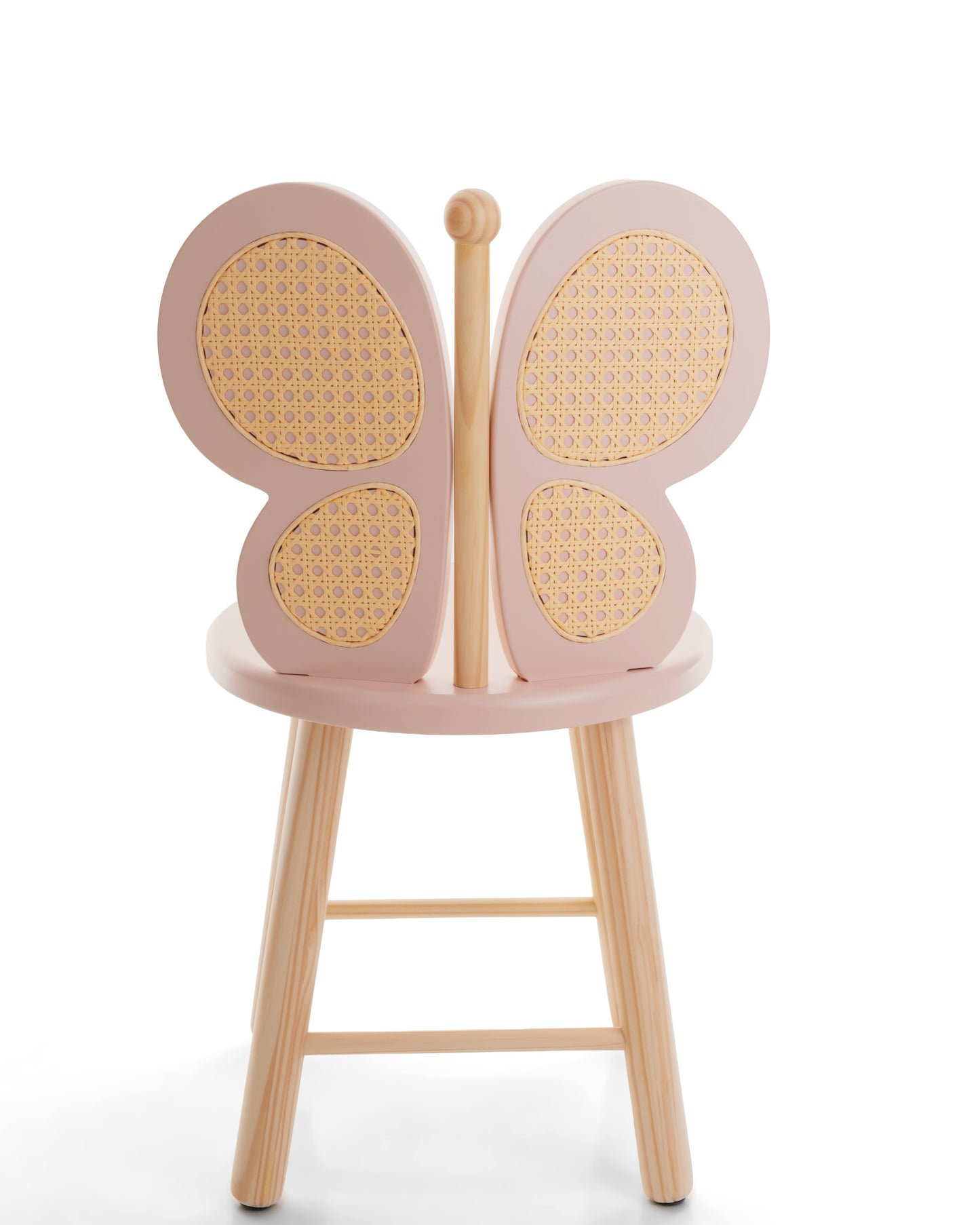 Cadeira Borboleta Rosa Antigo