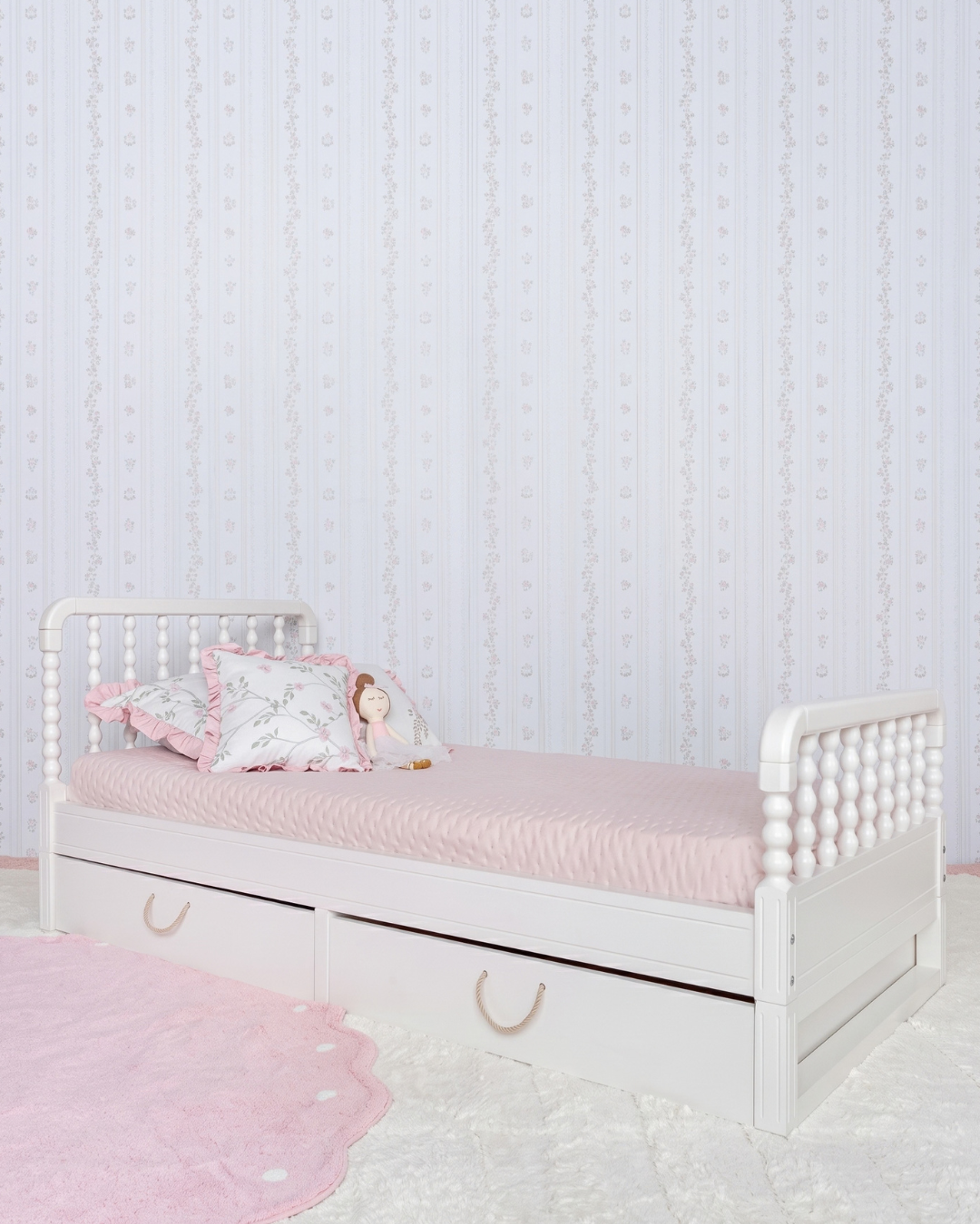 Cama Poema Evolutiva com Gavetões · 4 em 1 · Off White
