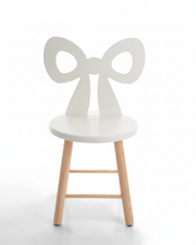 Children's Bow Chair - Off White