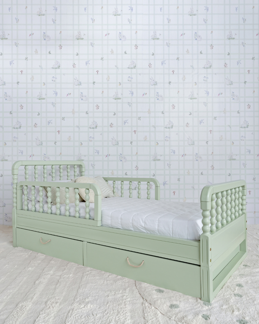 Cama Poema Evolutiva com Gavetões · 4 em 1 · Verde