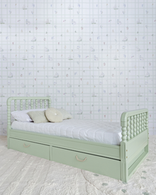 Cama Poema Evolutiva com Gavetões · 4 em 1 · Verde
