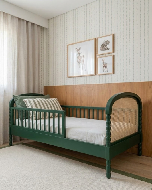 Cama Lorde Evolutiva · 4 em 1 · Verde Escuro