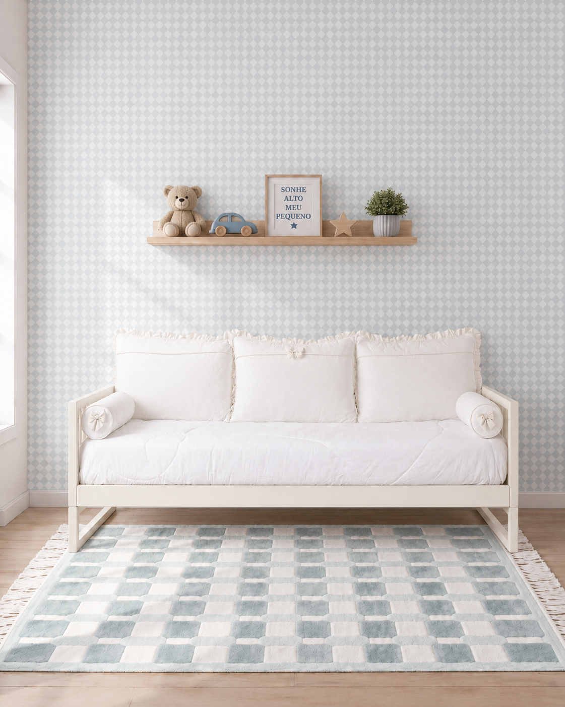 Cama Palito Evolutiva · 4 em 1 · Off White · Saída Central
