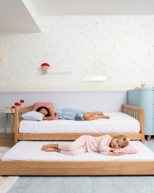 Evolutive Stick Trundle Bed · 4 in 1 · Oak Wood