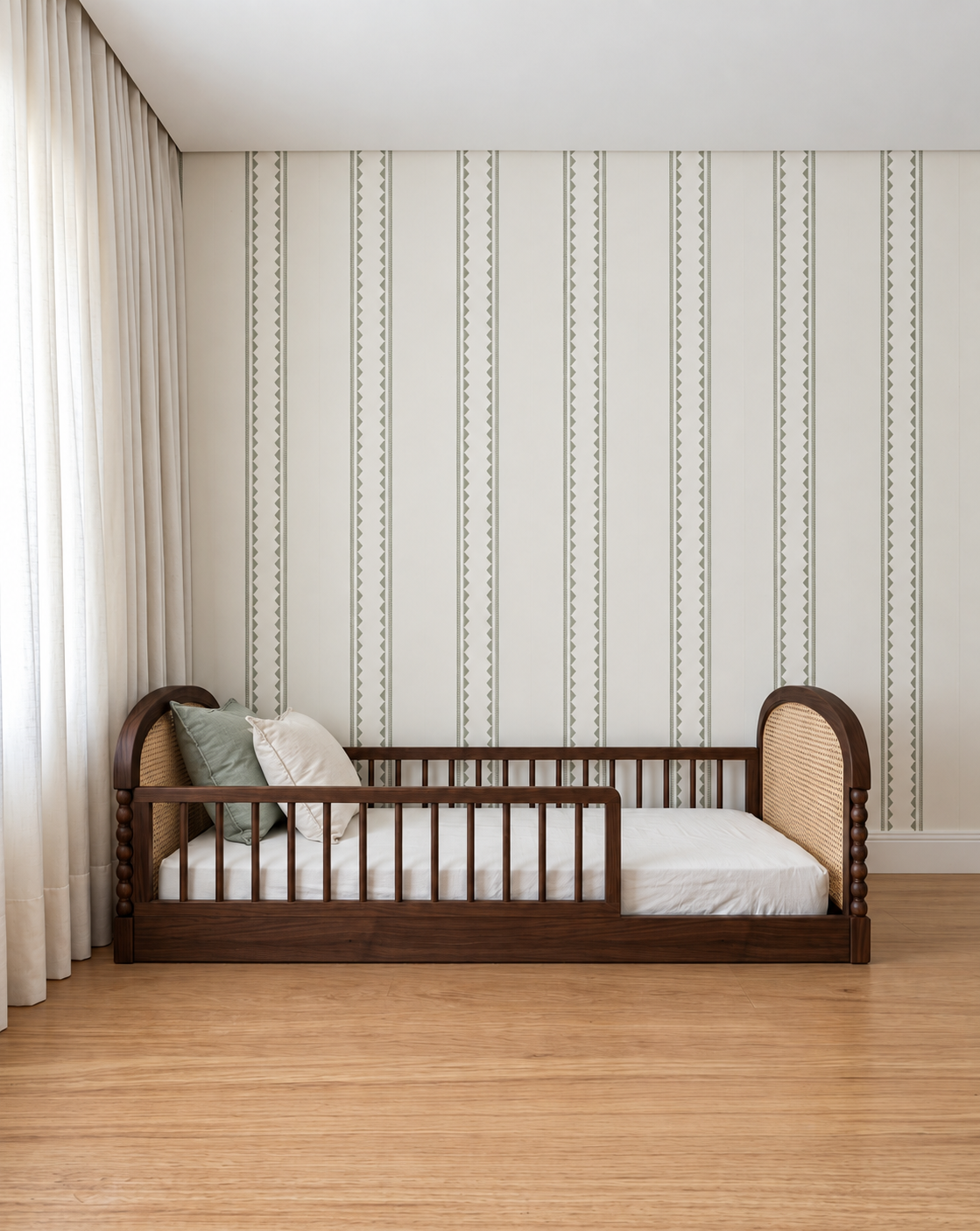 Cama Lorde Evolutiva · 4 em 1 · Madeira Nogueira