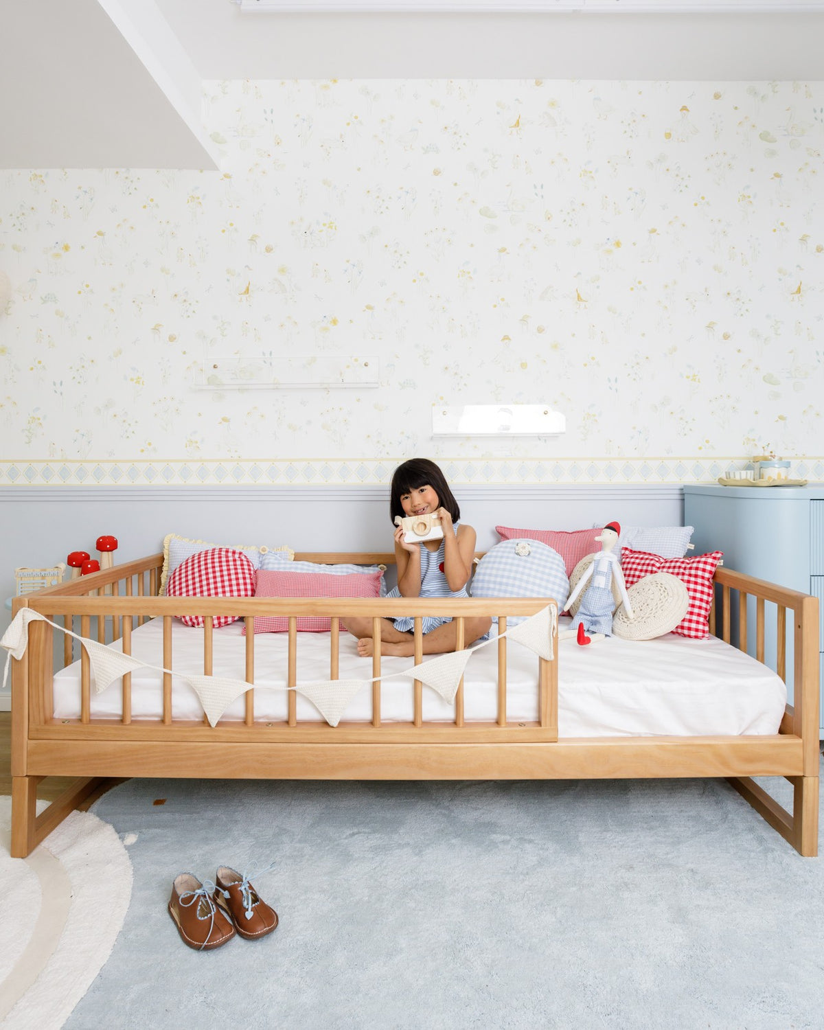 Cama Palito Evolutiva · 4 em 1 · Madeira Carvalho