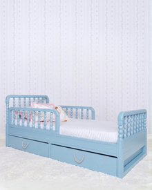 Cama Poema Evolutiva com Gavetões · 4 em 1 · Azul