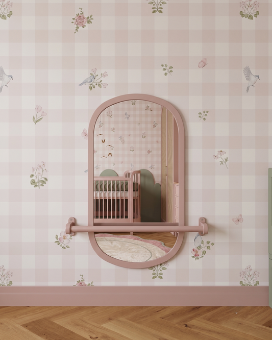 Espelho Montessori · Lorde · Rosa