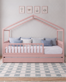 Bicama Casinha Palito · 4 em 1 · Rosa