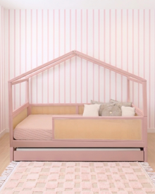 Bicama Casinha Palha · 4 em 1 · Rosa