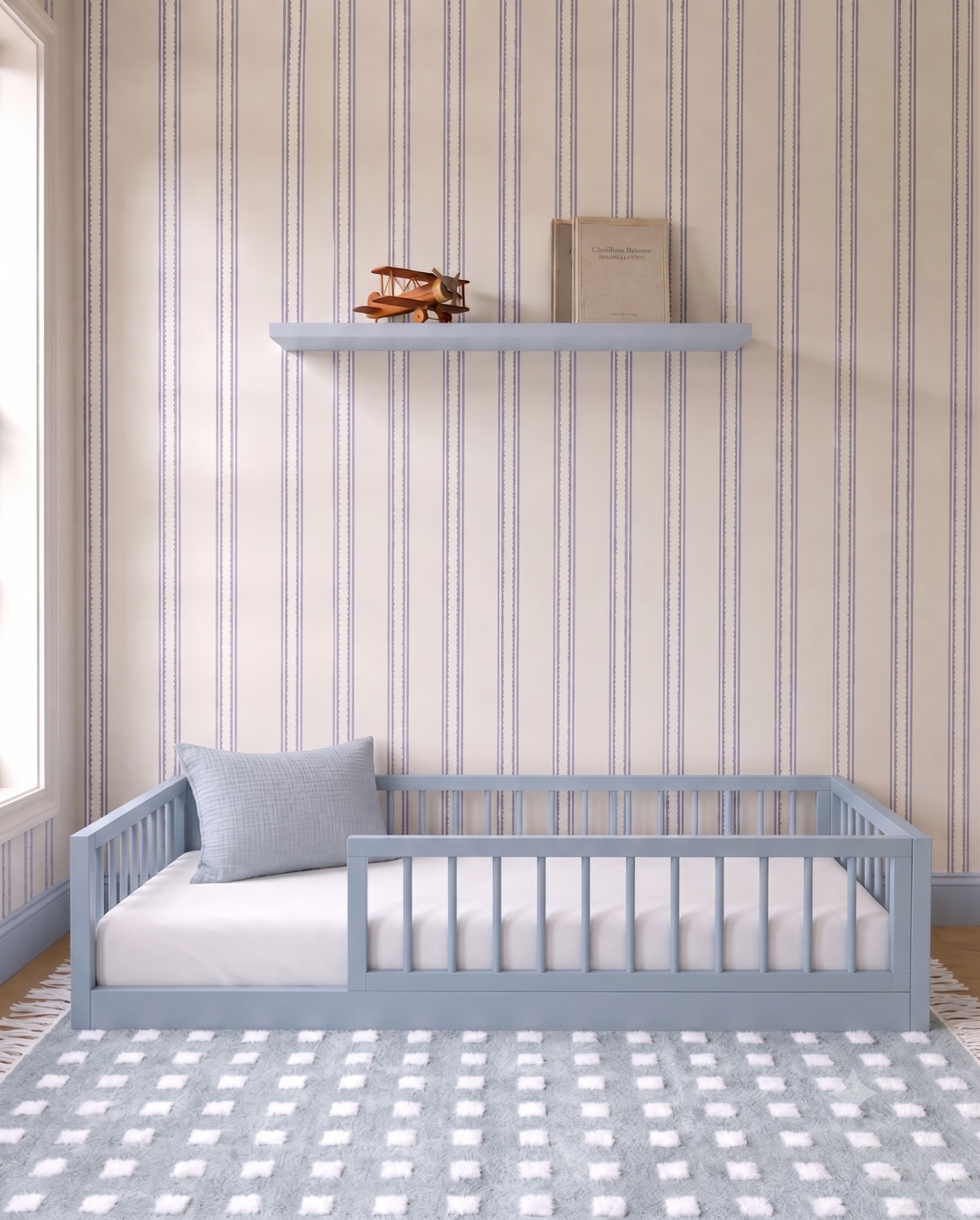Cama Palito Evolutiva · 4 em 1 · Azul