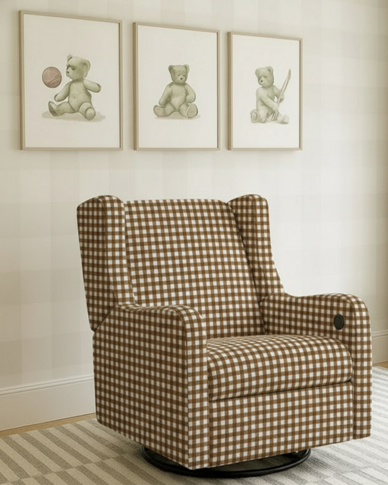 Poltrona Comfy - Vichy Caramelo