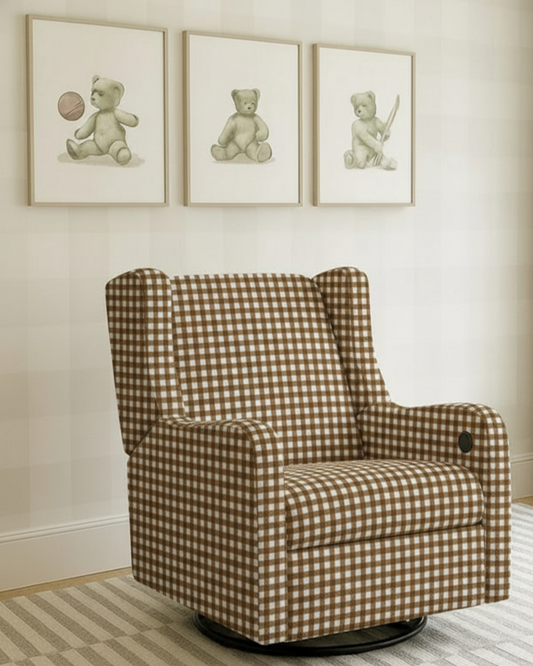 Poltrona Comfy - Vichy Caramelo