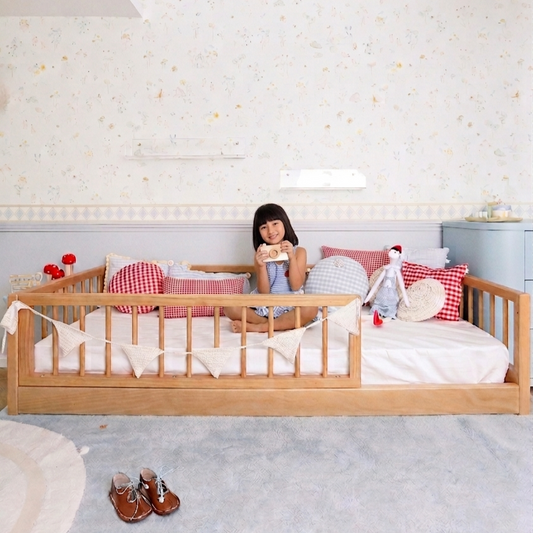 Cama Palito Evolutiva · 4 em 1 · Madeira Carvalho