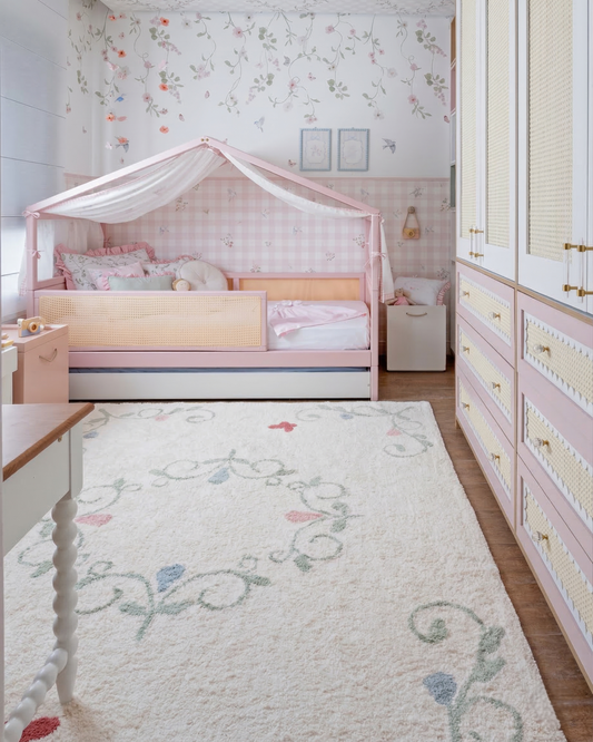 Tapete de Algodão Alice Floral