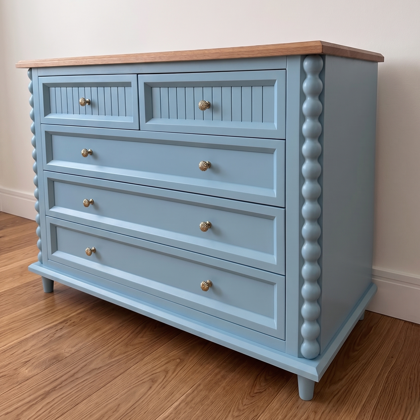 Poem Blue Chest of Drawers