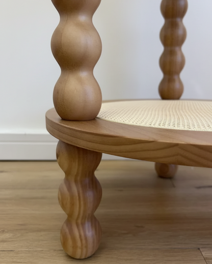 Mesa Lateral Dois apoios - Poema - Madeira