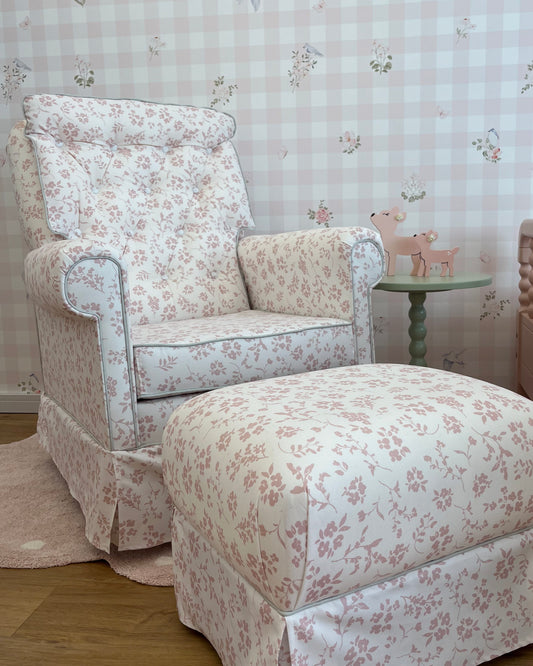 Poltrona Floral Nina Sarja Tratada