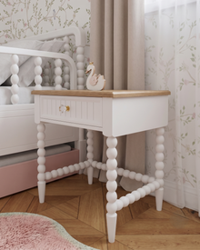 Mesa de Cabeceira Poema · Off White