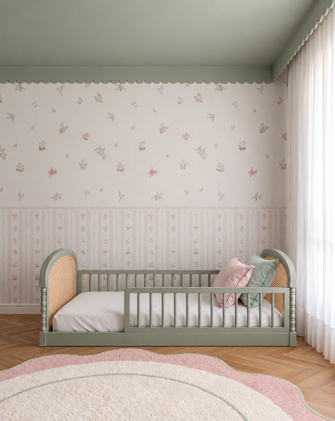 Cama Lorde Evolutiva · 4 em 1 · Verde