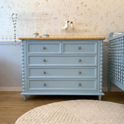 Poem Blue Chest of Drawers
