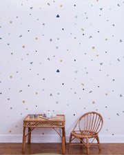 Papel Formas Azul