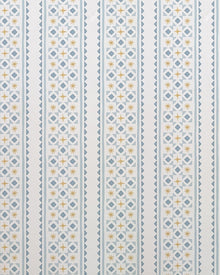 Papel Listras e Gravataria Asteriscos Azul