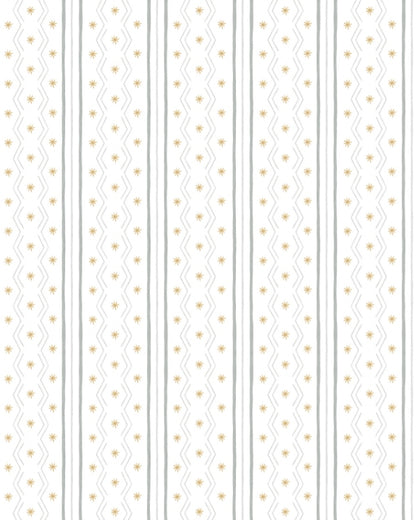 Papel Zigue e Asteriscos Cinza