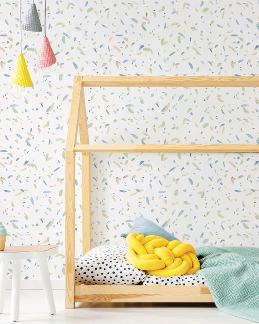 Papel de Parede Artsy blue