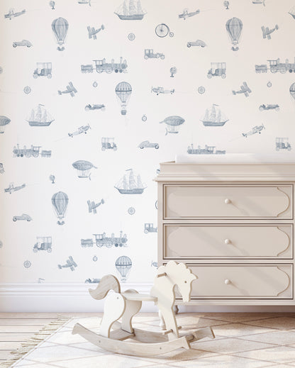 Papel de Parede Voyage Imaginare Azul