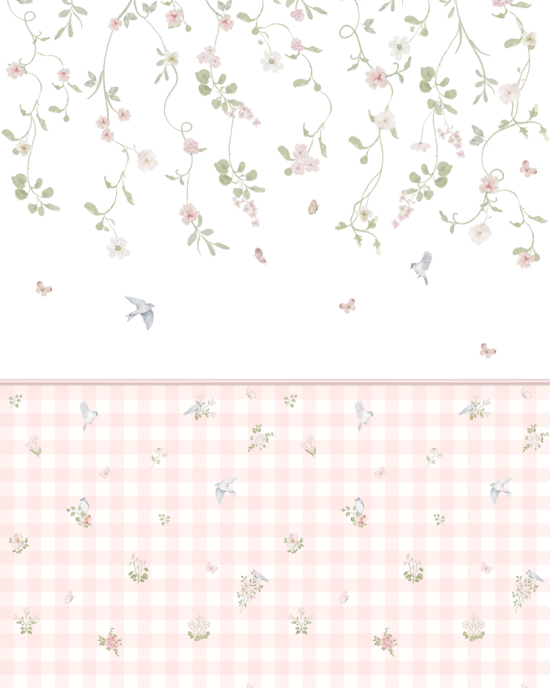 Papel de Parede Ballet das Flores
