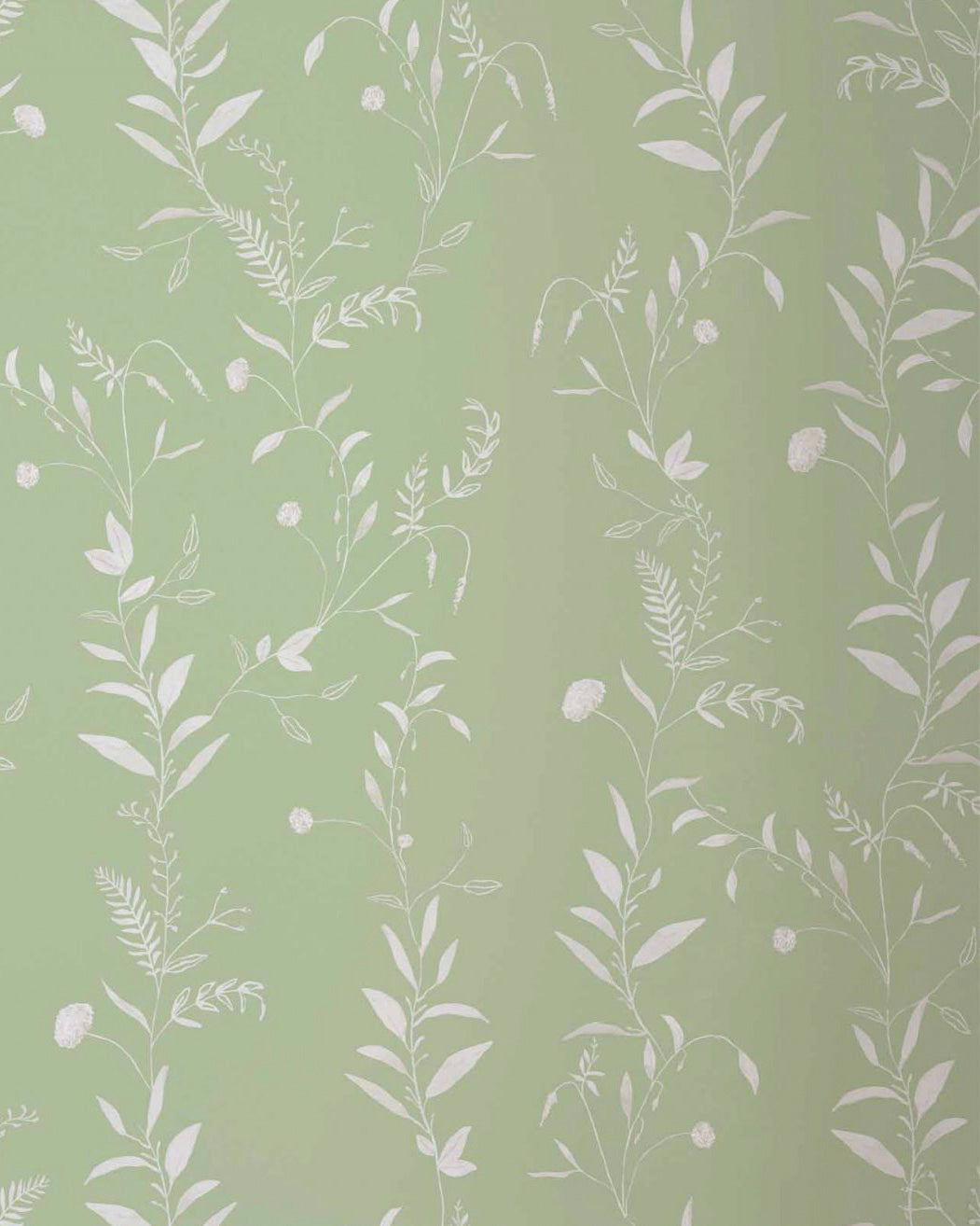Papel de Parede Foliage Fundo Verde