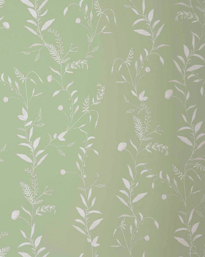 Papel de Parede Foliage Fundo Verde