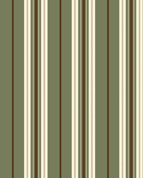 Papel de Parede Listrado Heritage Verde Oliva
