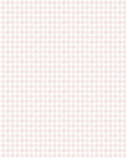 Papel de Pied de Poule Aquarela Rosa