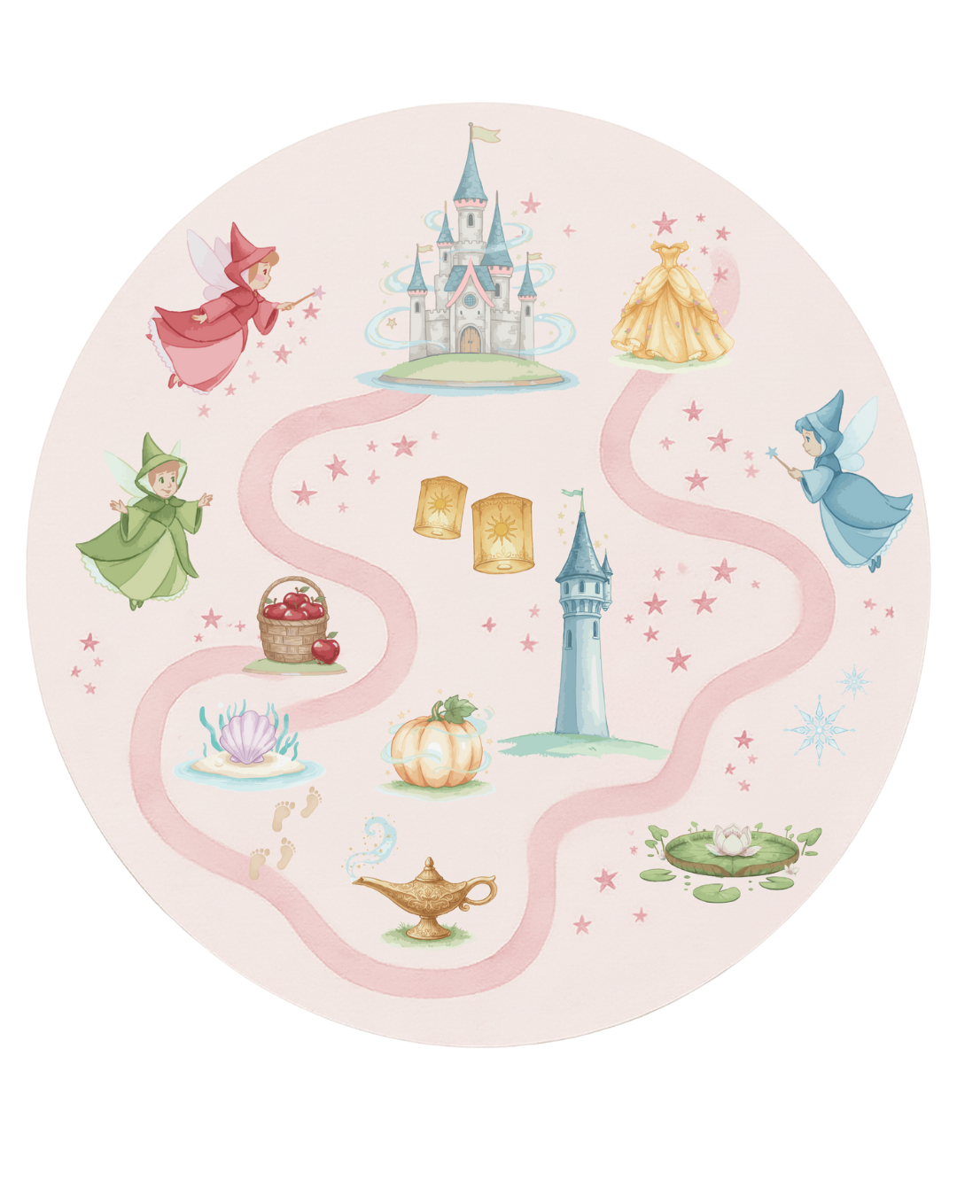 Tapete Playmat Princesa