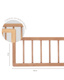 Cama Palito Evolutiva · 4 em 1 · Madeira Carvalho