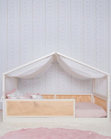 Cama Casinha Palha Evolutiva · 4 em 1 · Off White