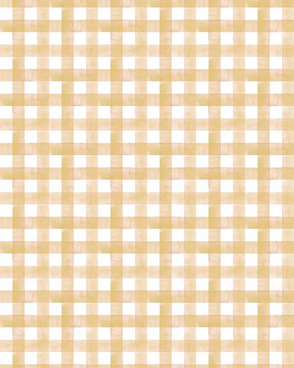 Papel Vichy Aquarelado Mostarda
