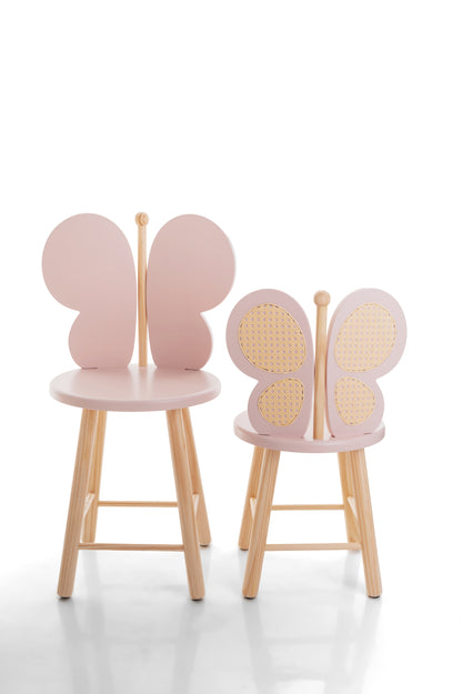 Cadeira Borboleta Rosa Claro