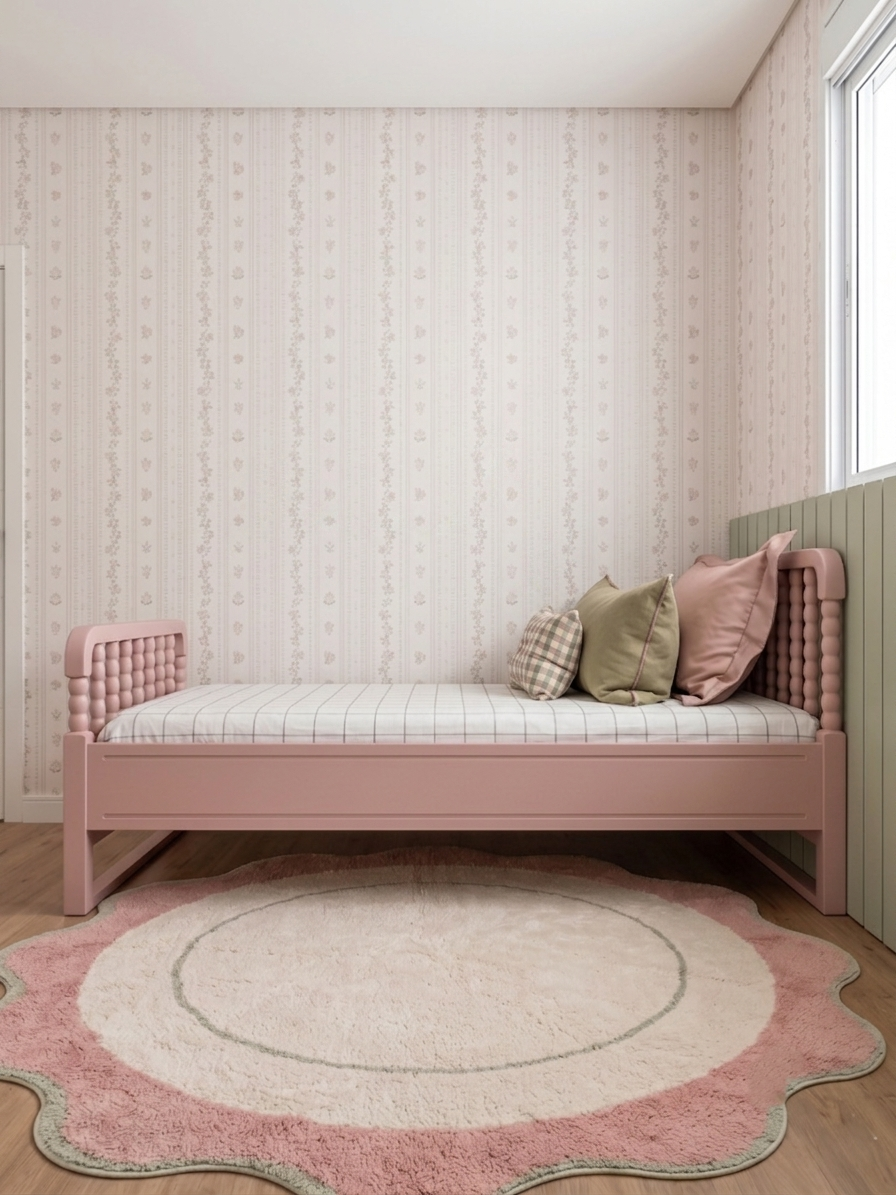 Cama Poema · 3 em 1 · Rosa