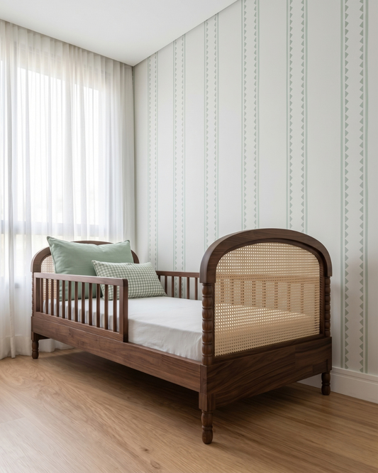 Cama Lorde Evolutiva · 4 em 1 · Madeira Nogueira