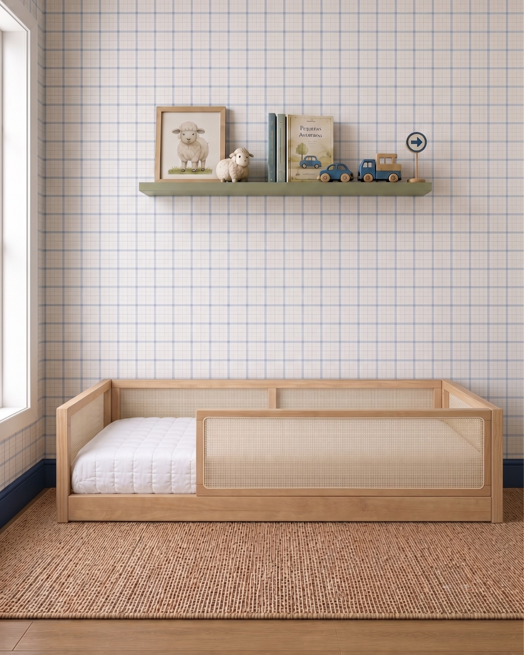 Cama Palha Evolutiva · 4 em 1 · Madeira Carvalho