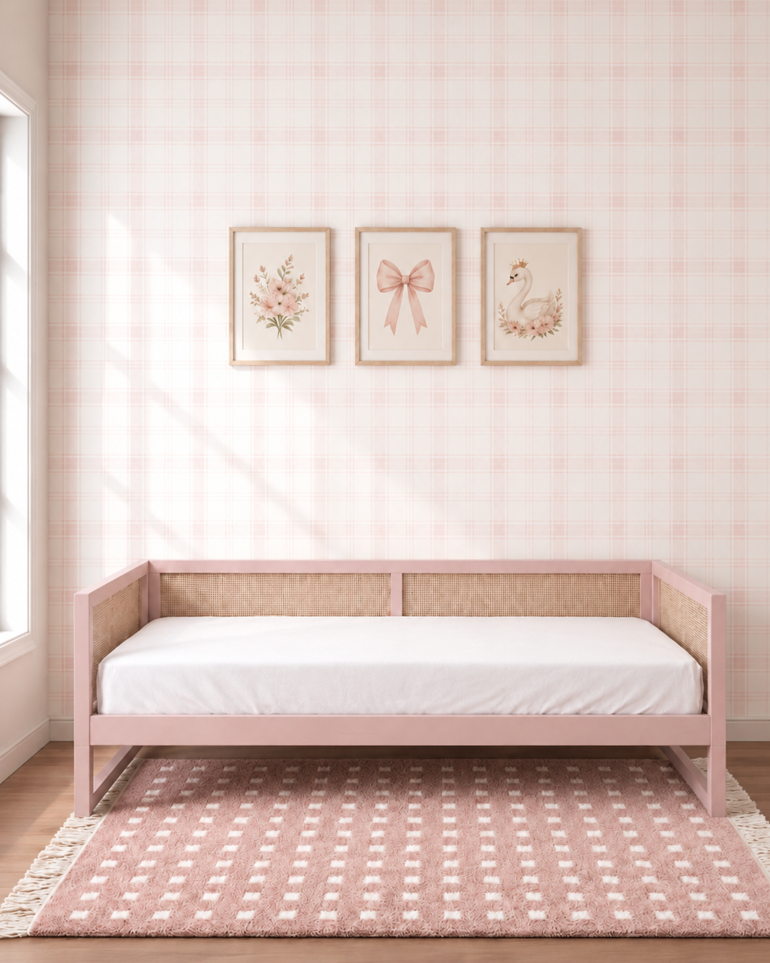 Cama Palha Evolutiva · 4 em 1 · Rosa