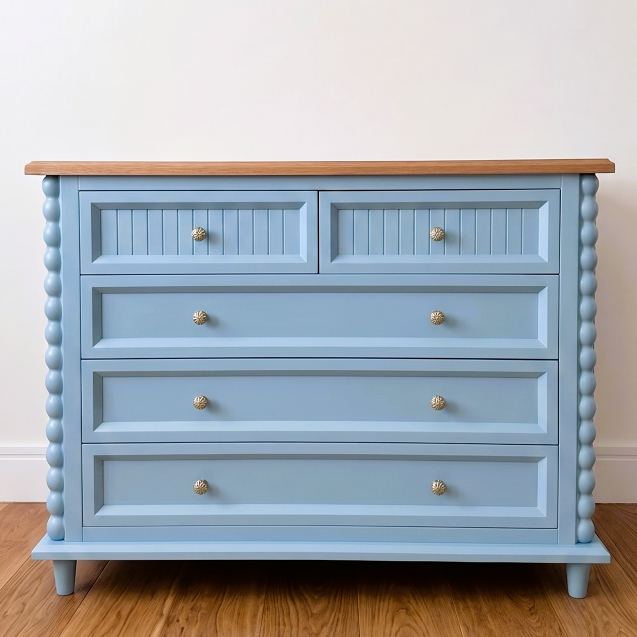 Poem Blue Chest of Drawers
