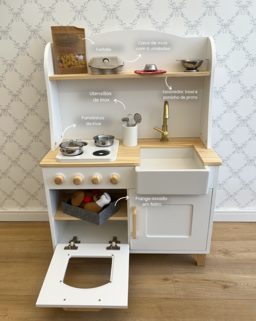 Cozinha Off White - Completa