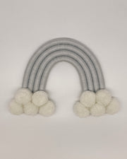 Arco íris Azul Pompom