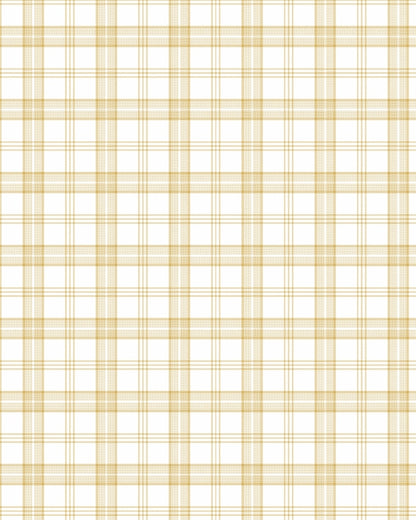 Papel Xadrez Classic Mostarda